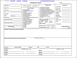 Engineering Change Order Notice (ECN) Form Template