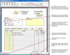 Fillable Purchase Order Form Template - FormDocs Digital Forms Software