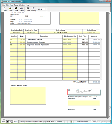 Digital Signature Capture - Signing a Document